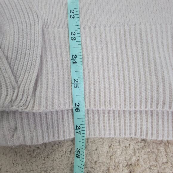 Robert Rodriguez Braided Sweater Womens M Wool Cashmere Knit Turtleneck Beige - Picture 6 of 11